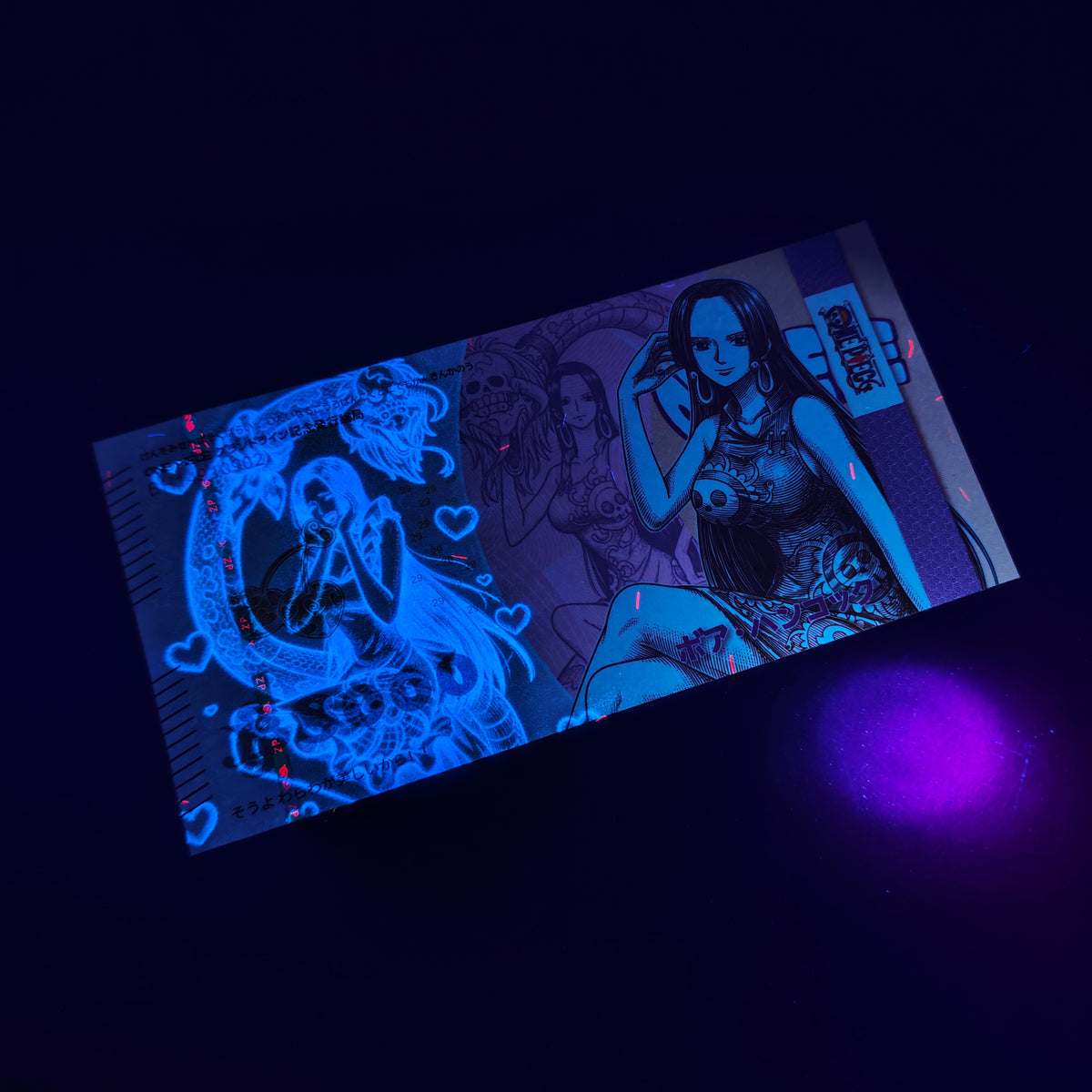 [Limited 300] One Piece Boa Hancock Handmade Collectible Bill | Anti-Counterfeit Ink | Hand Silkscreen Printed